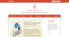 Desktop Screenshot of careerwomaninc.com
